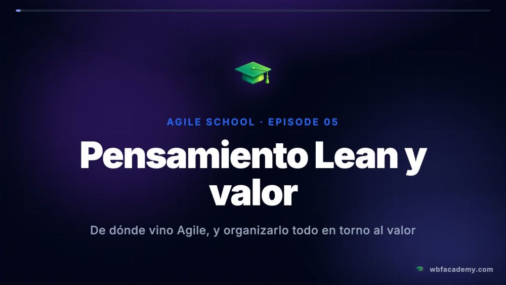 Pensamiento Lean y valor