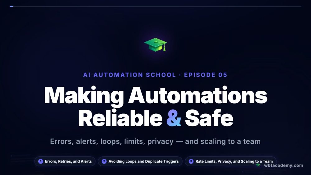 Making Automations Reliable & Safe