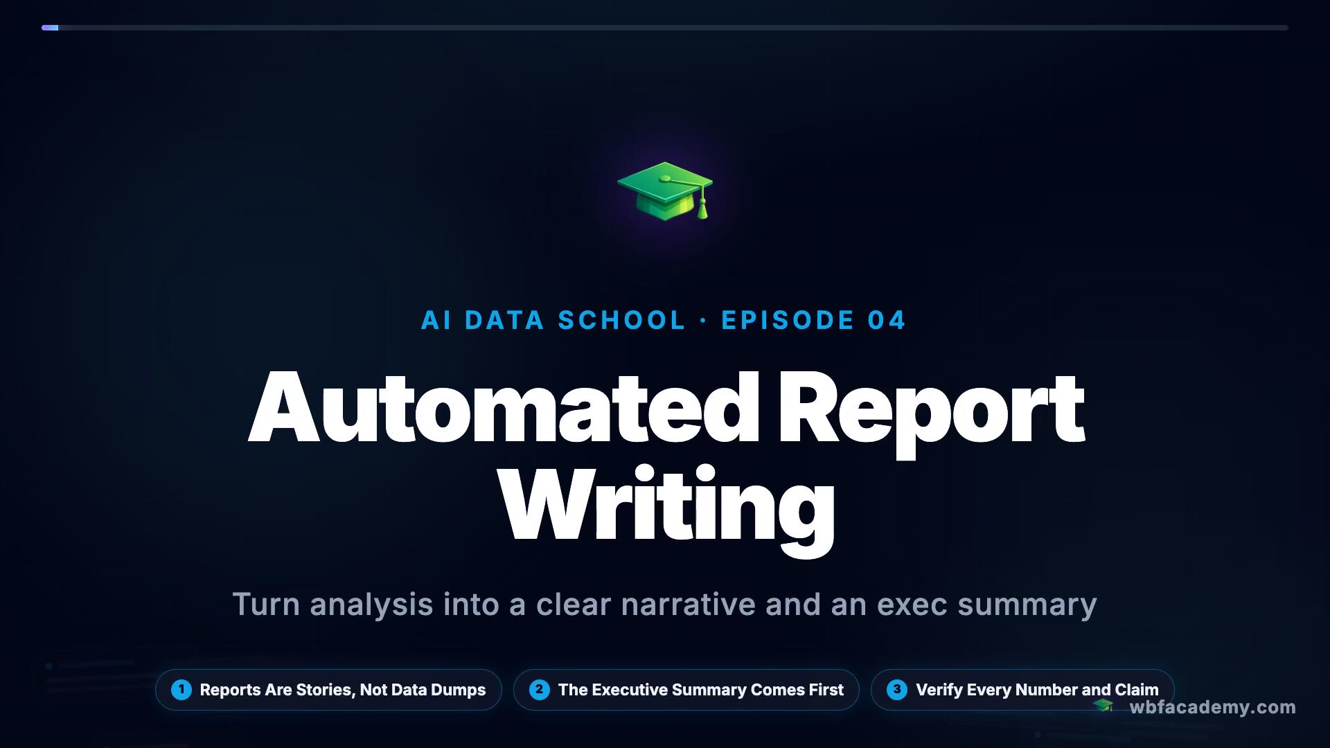 Automated Report Writing