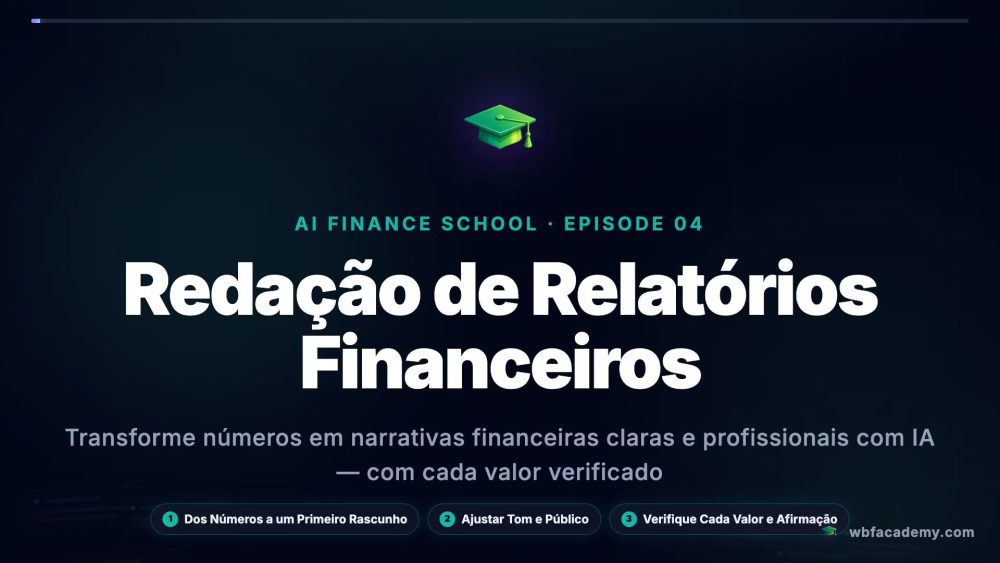 Redação de Relatórios Financeiros