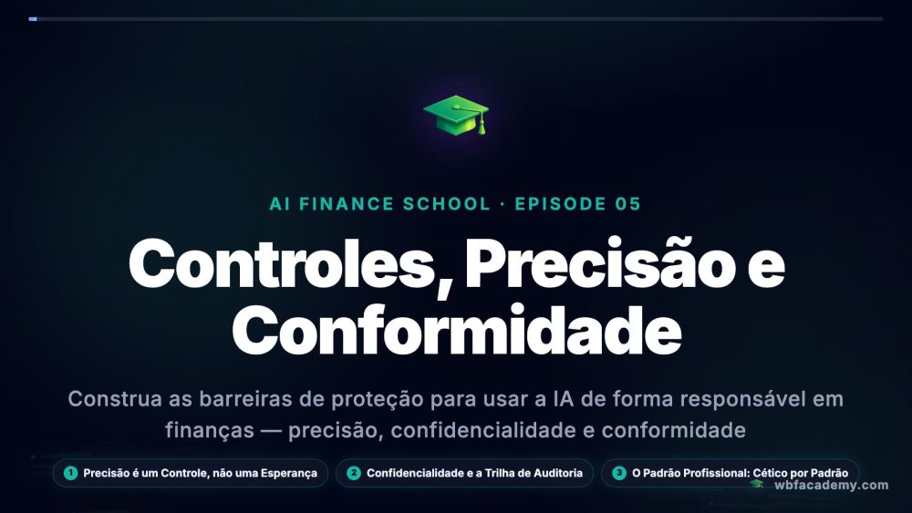 Controles, Precisão e Conformidade