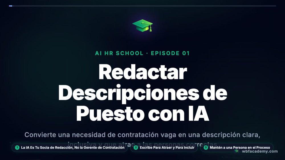 Redactar Descripciones de Puesto con IA