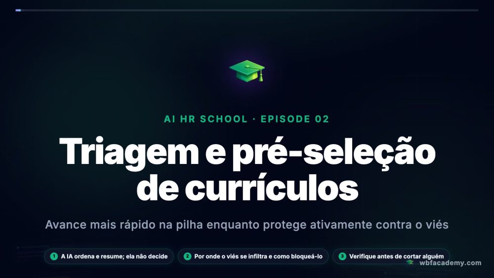Triagem e pré-seleção de currículos
