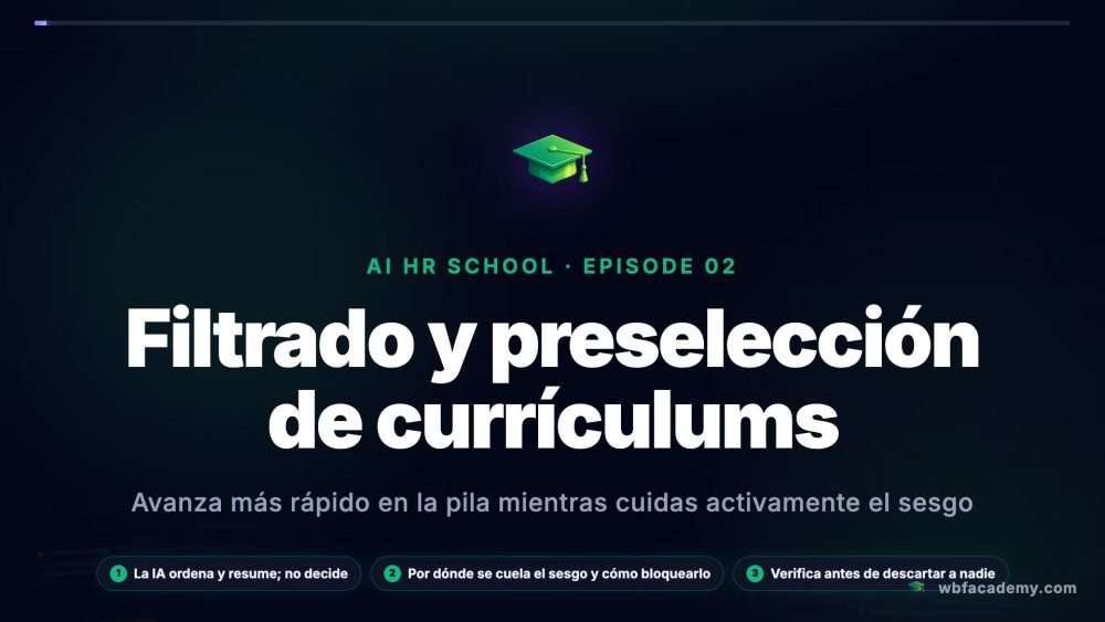 Filtrado y preselección de currículums