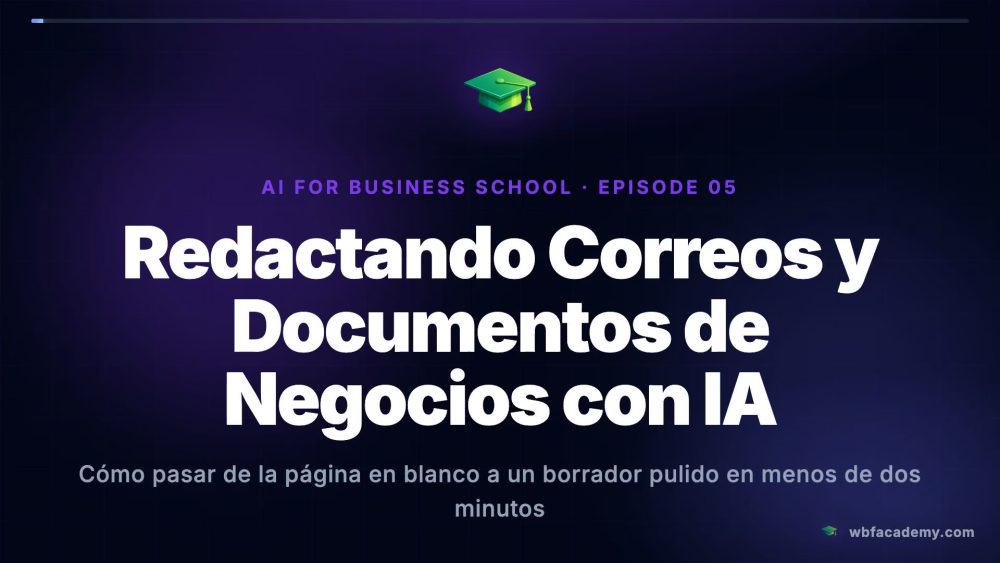 Redactando Correos y Documentos de Negocios con IA