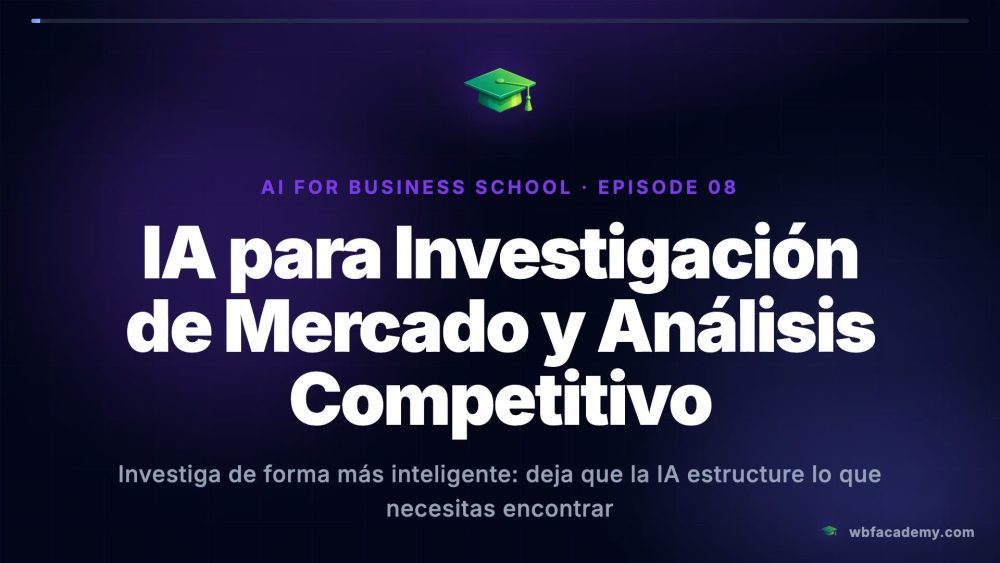 IA para Investigación de Mercado y Análisis Competitivo