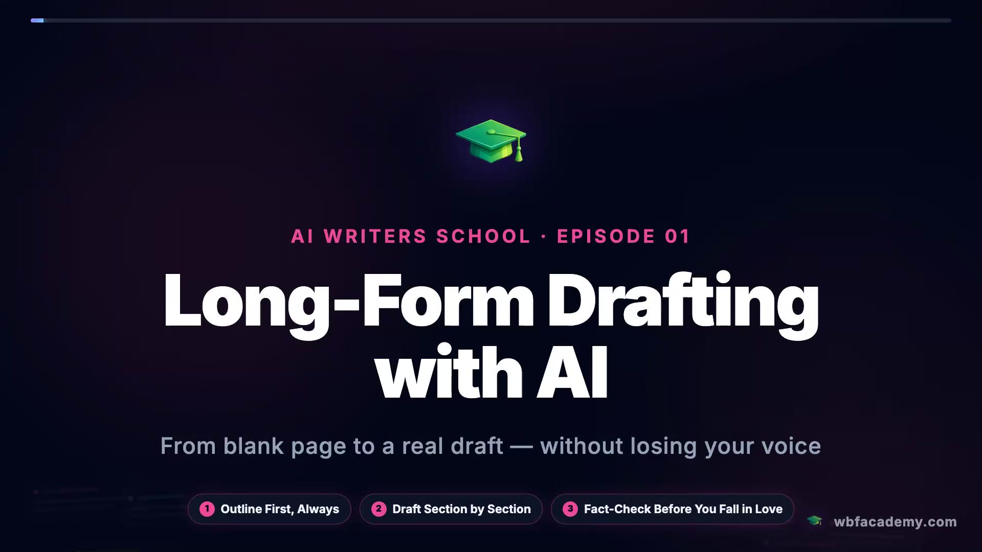 Long-Form Drafting with AI