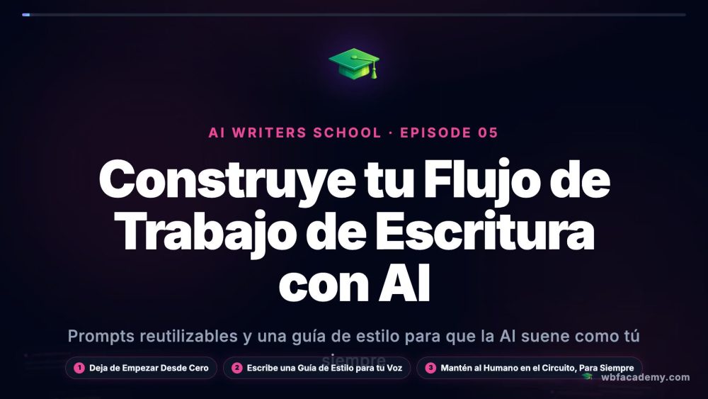 Construye tu Flujo de Trabajo de Escritura con AI