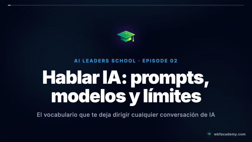 Hablar IA: prompts, modelos y límites