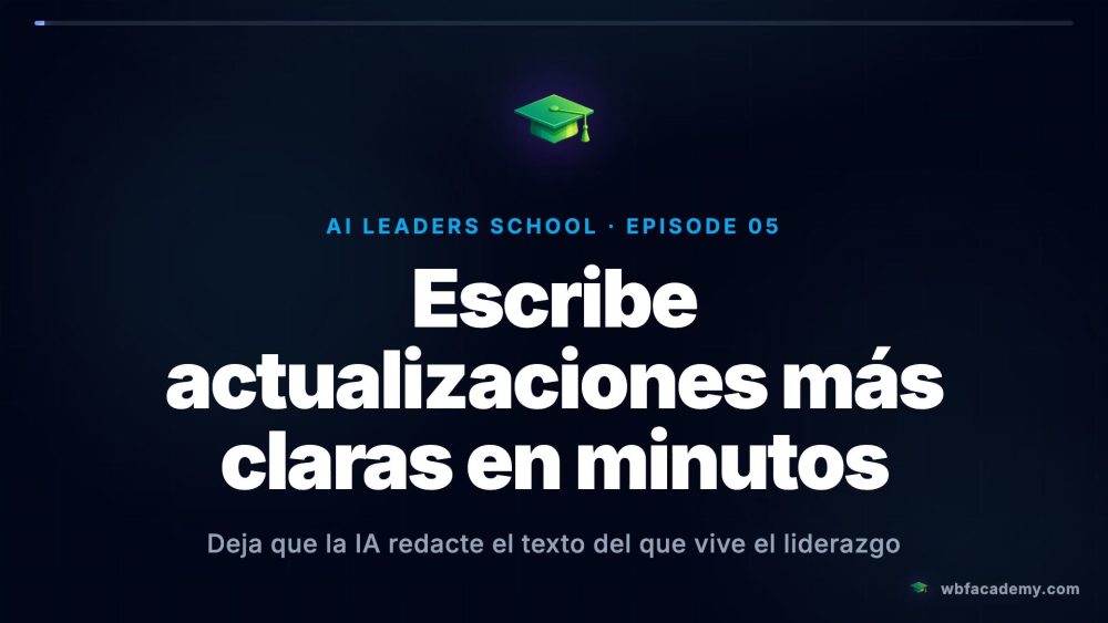 Escribe actualizaciones más claras en minutos