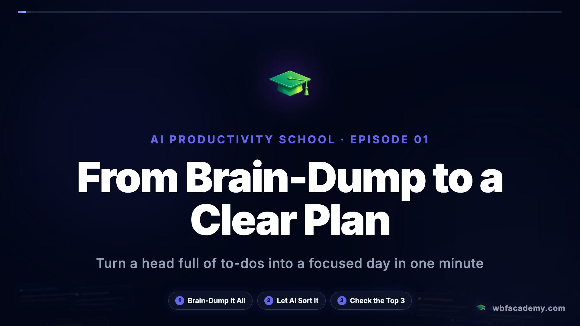 From Brain-Dump to a Clear Plan