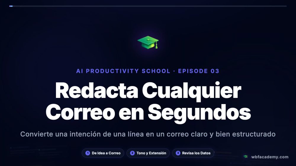 Redacta Cualquier Correo en Segundos