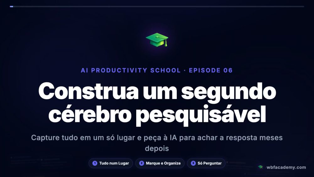 Construa um segundo cérebro pesquisável