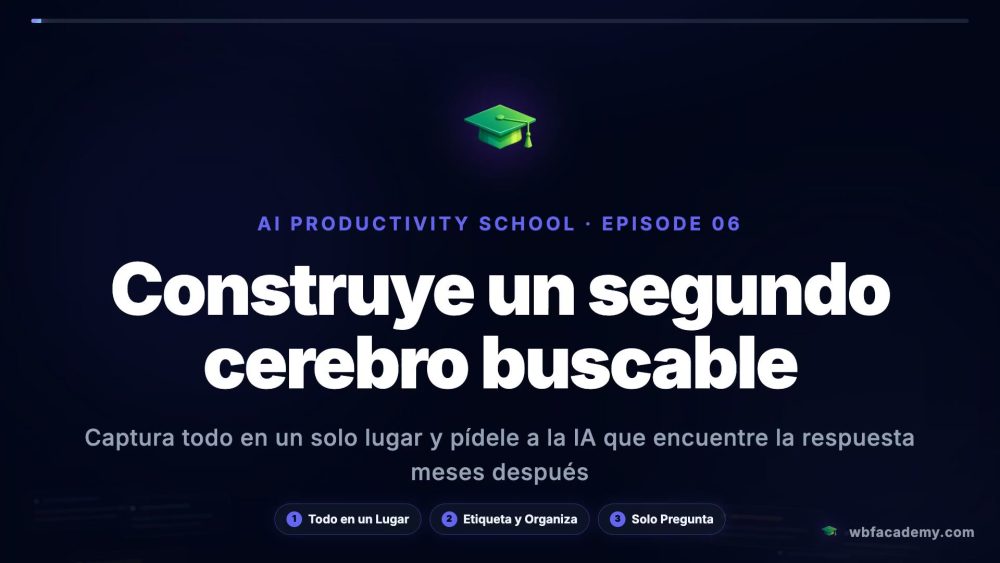 Construye un segundo cerebro buscable