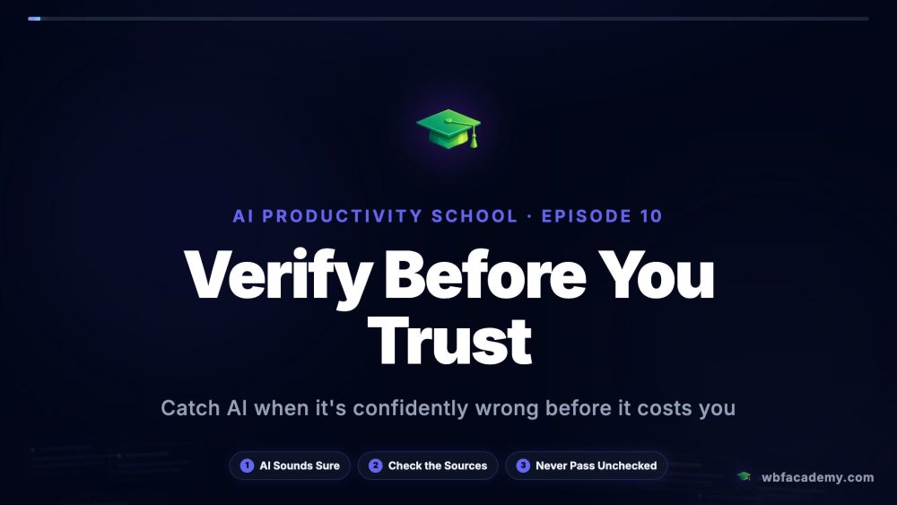 Verify Before You Trust