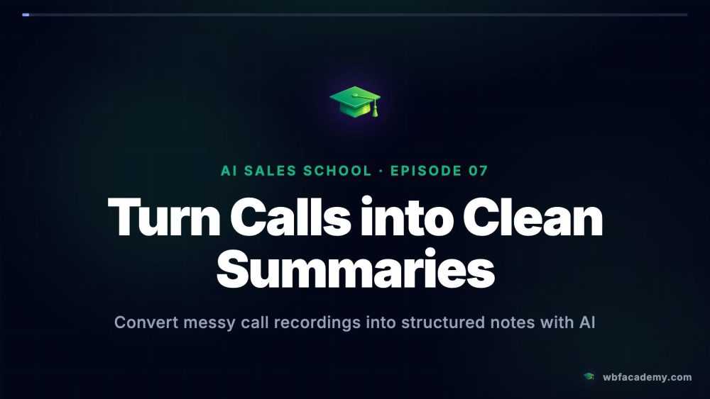 Turn Calls into Clean Summaries