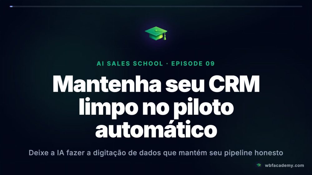 Mantenha seu CRM limpo no piloto automático