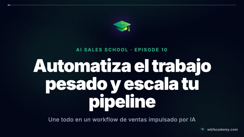 Automatiza el trabajo pesado y escala tu pipeline