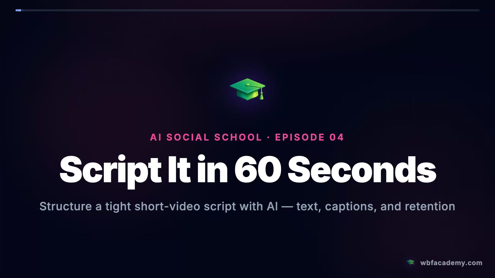 Script It in 60 Seconds