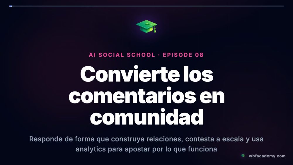 Convierte los comentarios en comunidad