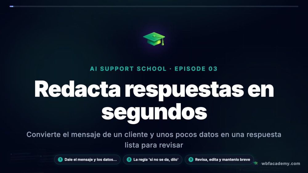 Redacta respuestas en segundos