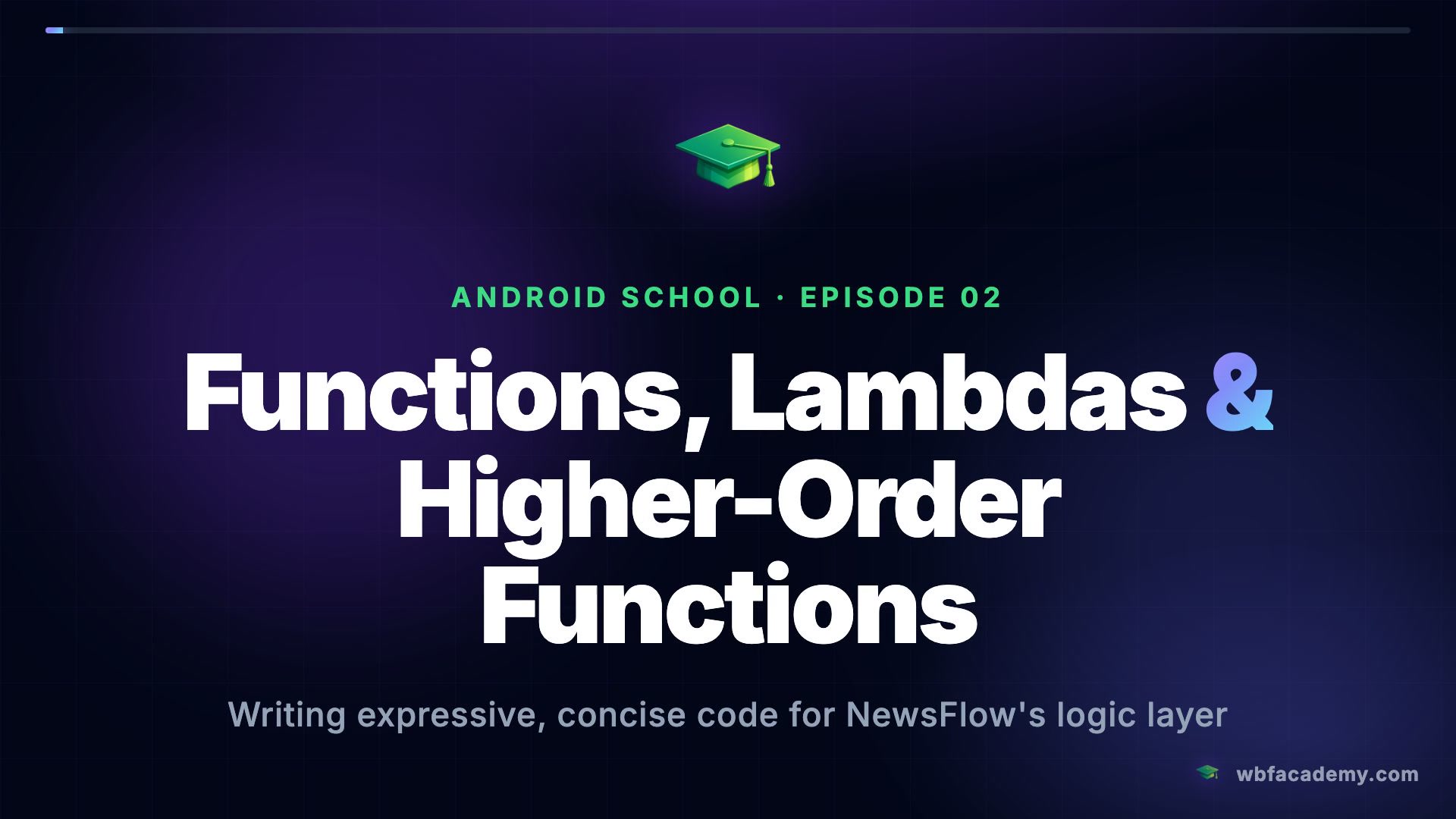 Functions, Lambdas & Higher-Order Functions