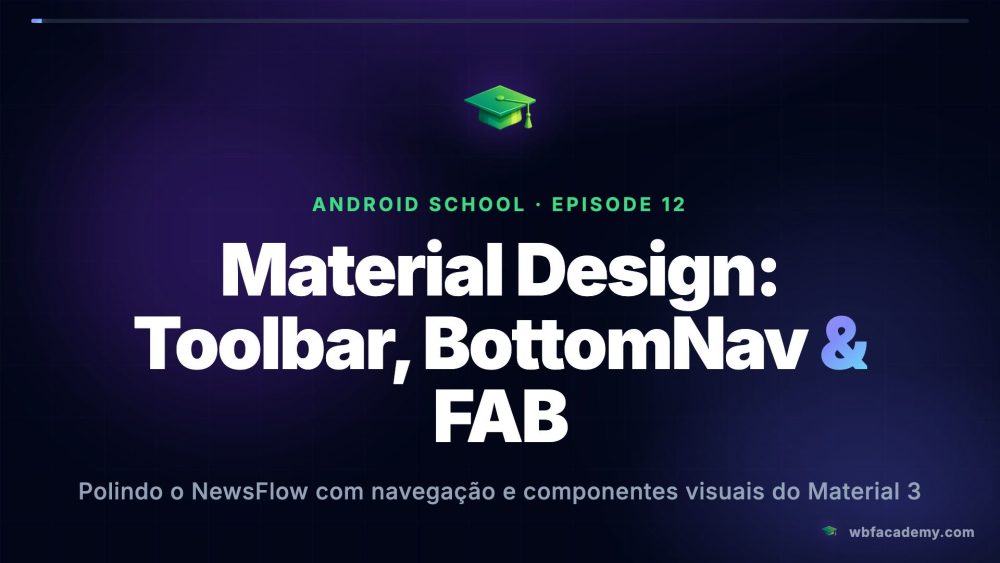 Material Design: Toolbar, BottomNav & FAB