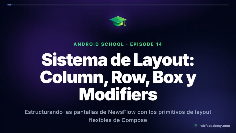 Sistema de Layout: Column, Row, Box y Modifiers