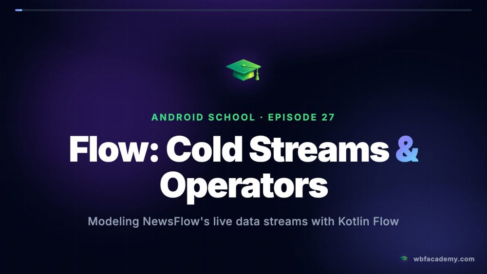 Flow: Cold Streams & Operators