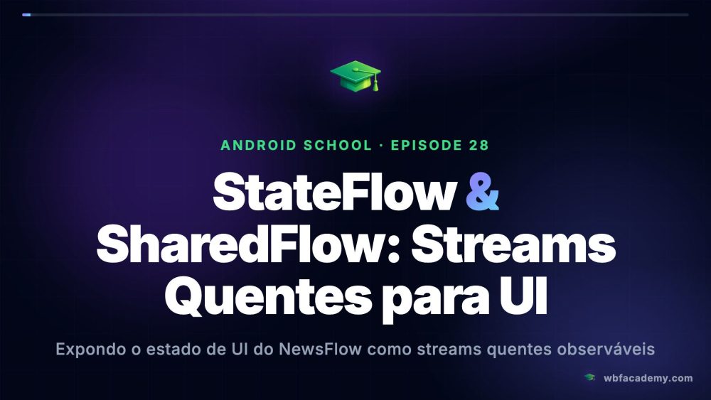 StateFlow & SharedFlow: Streams Quentes para UI