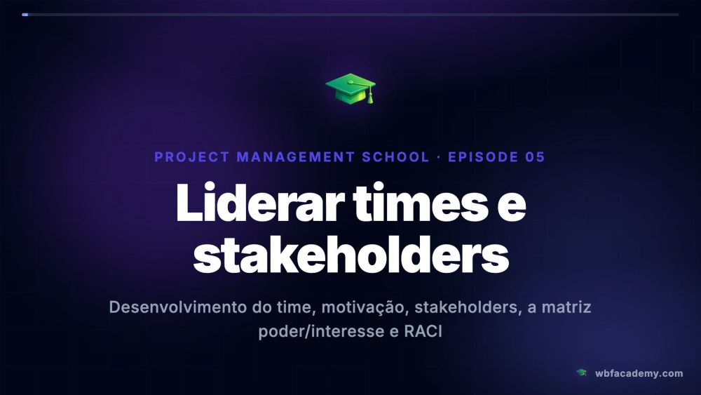 Liderar times e stakeholders