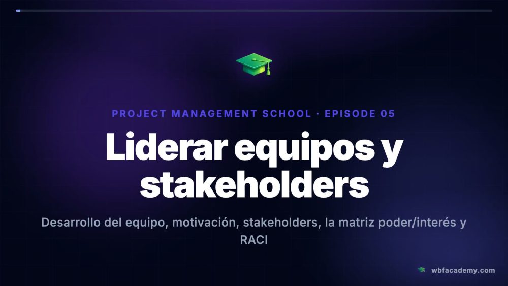 Liderar equipos y stakeholders