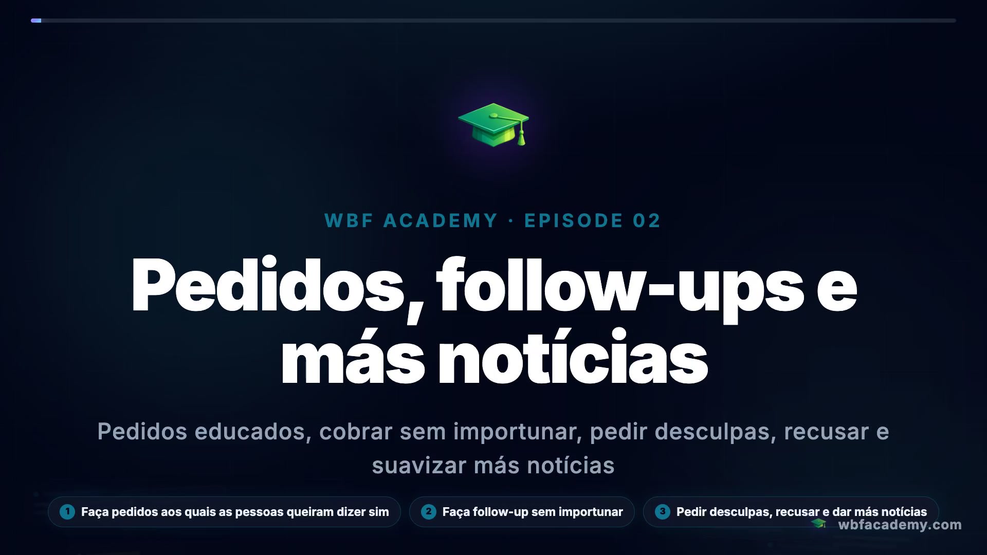 Pedidos, follow-ups e más notícias