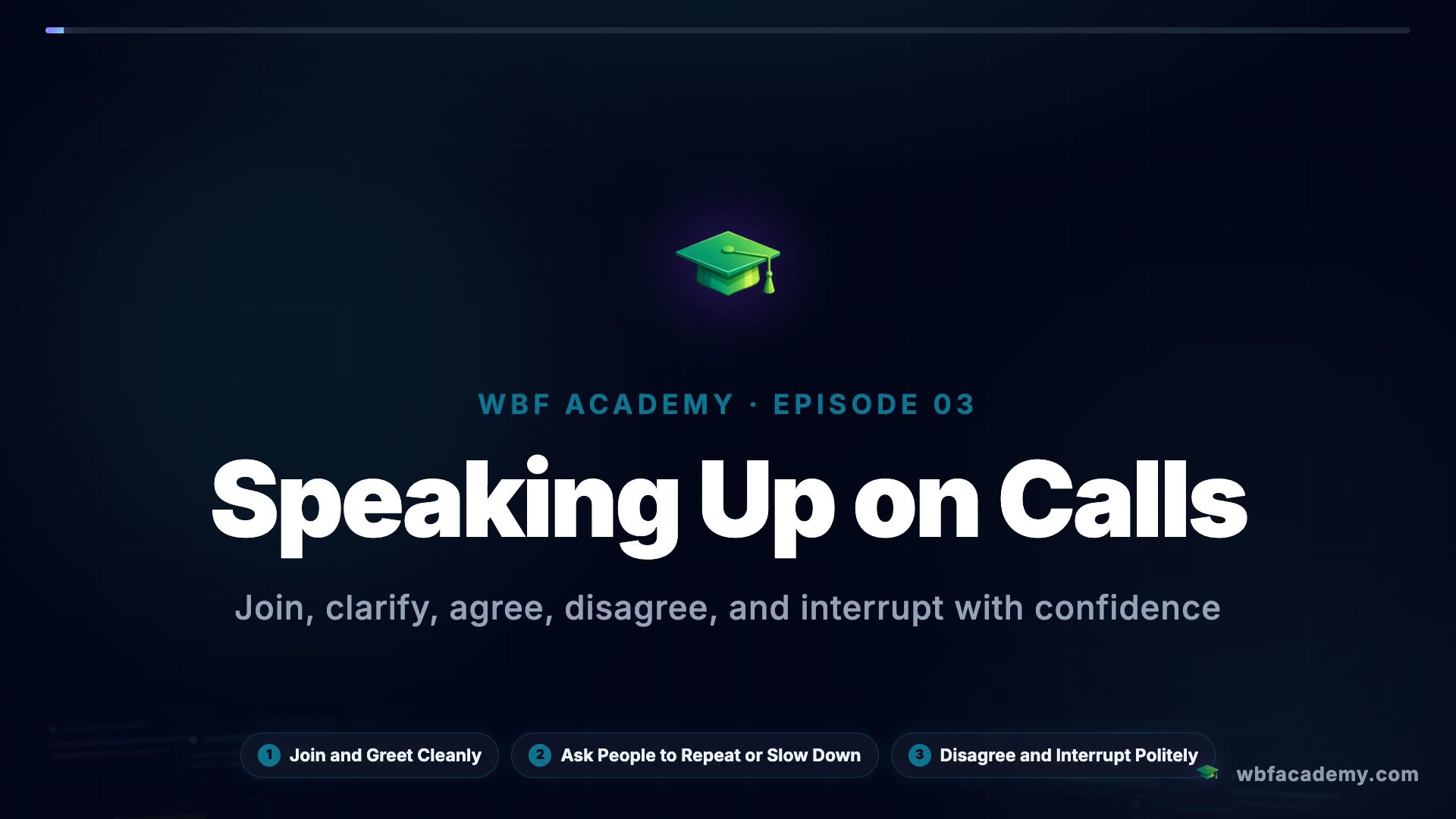 Speaking Up on Calls