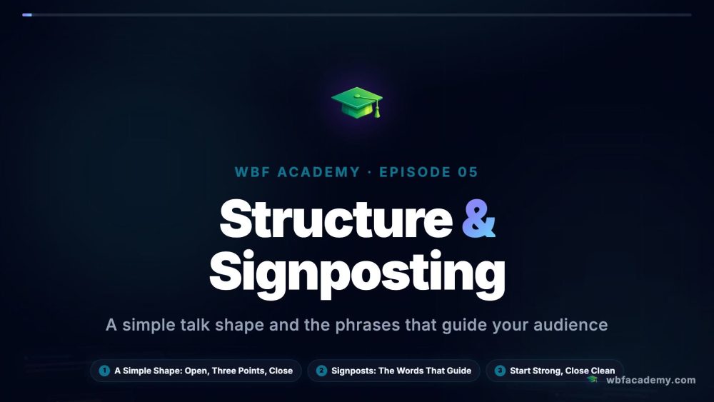 Structure & Signposting