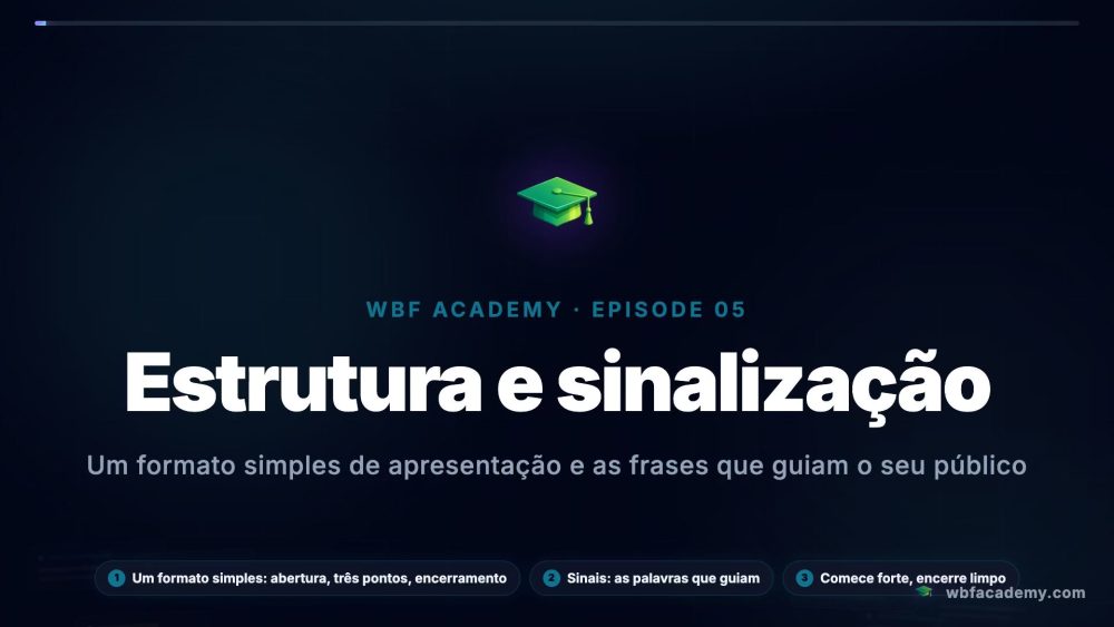 Estrutura e sinalização