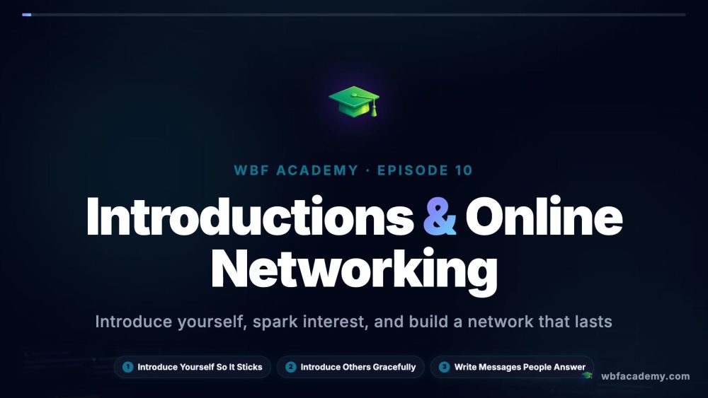 Introductions & Online Networking