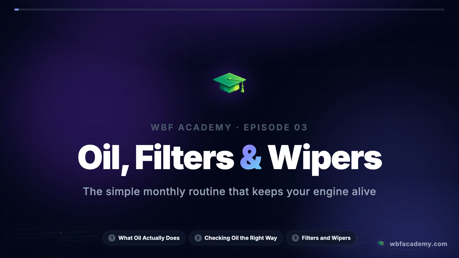 Oil, Filters & Wipers