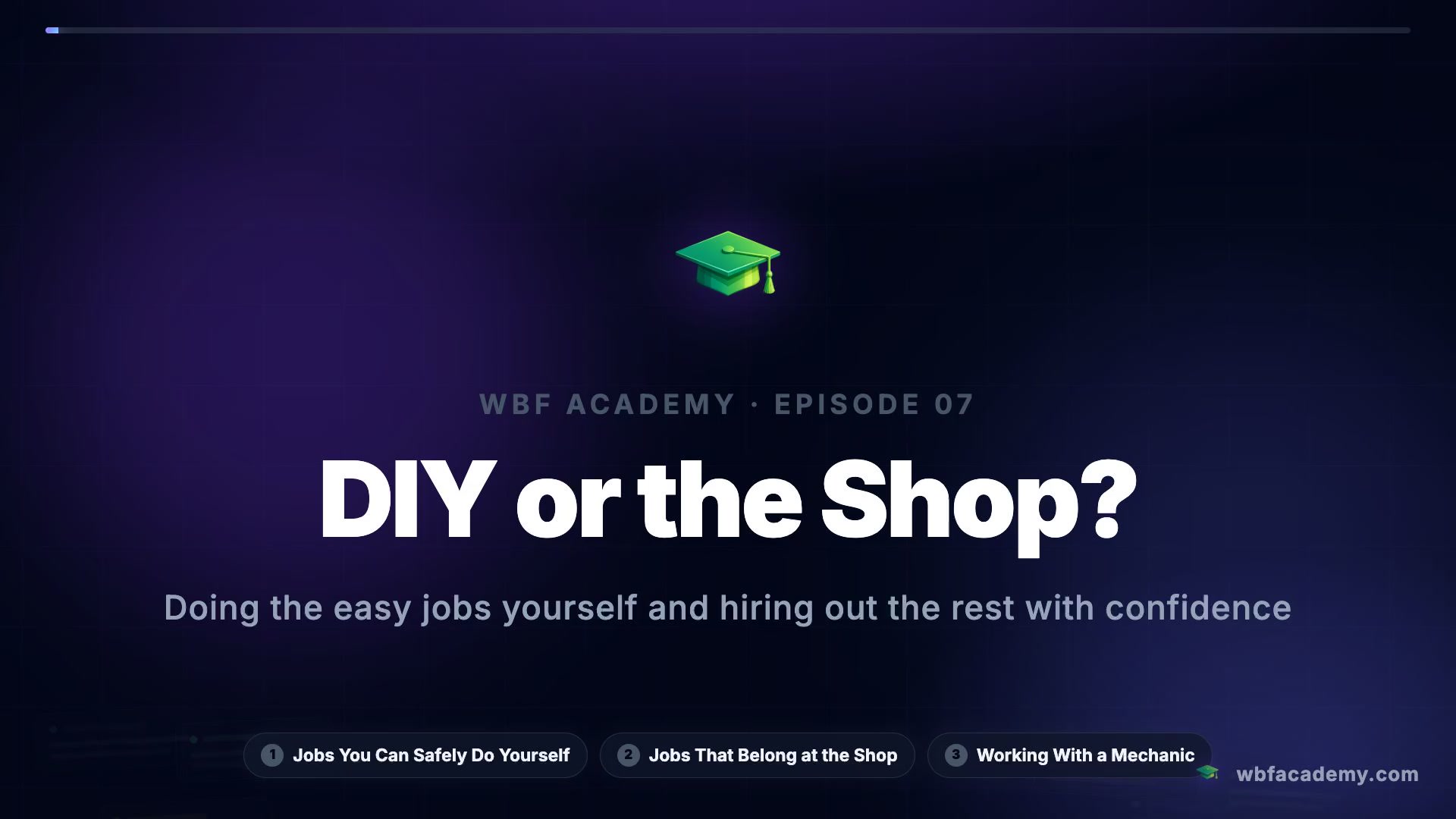 DIY or the Shop?
