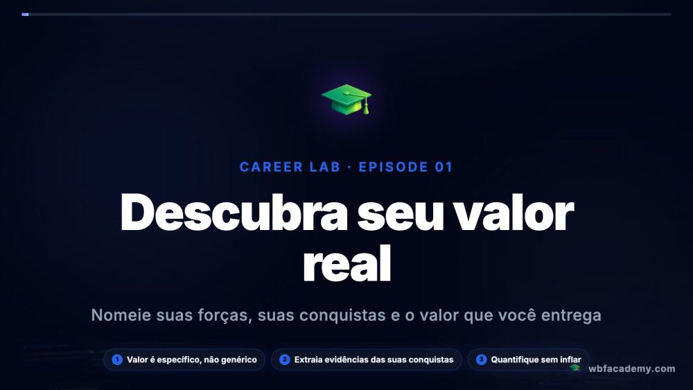 Descubra seu valor real