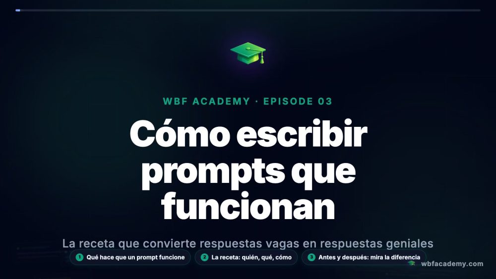 Cómo escribir prompts que funcionan
