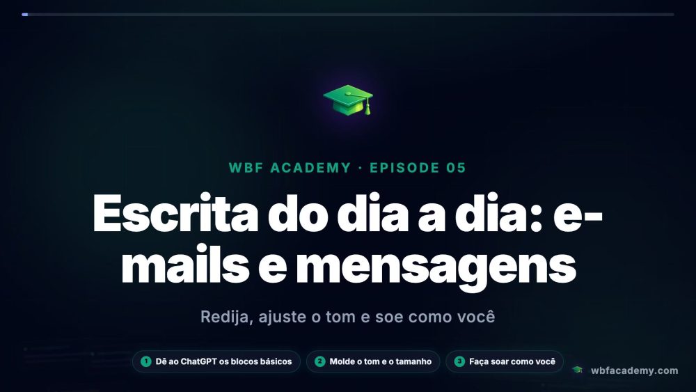 Escrita do dia a dia: e-mails e mensagens