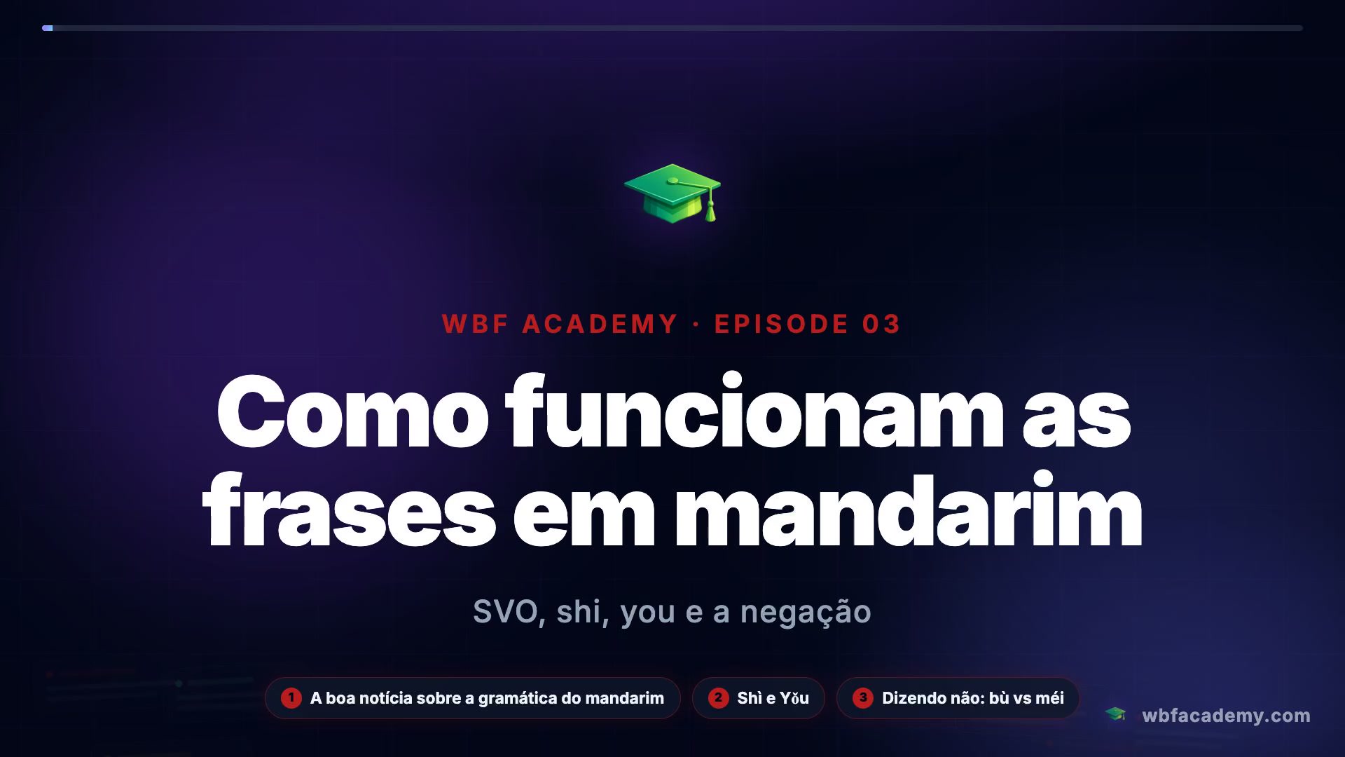 Como funcionam as frases em mandarim