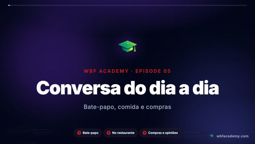 Conversa do dia a dia