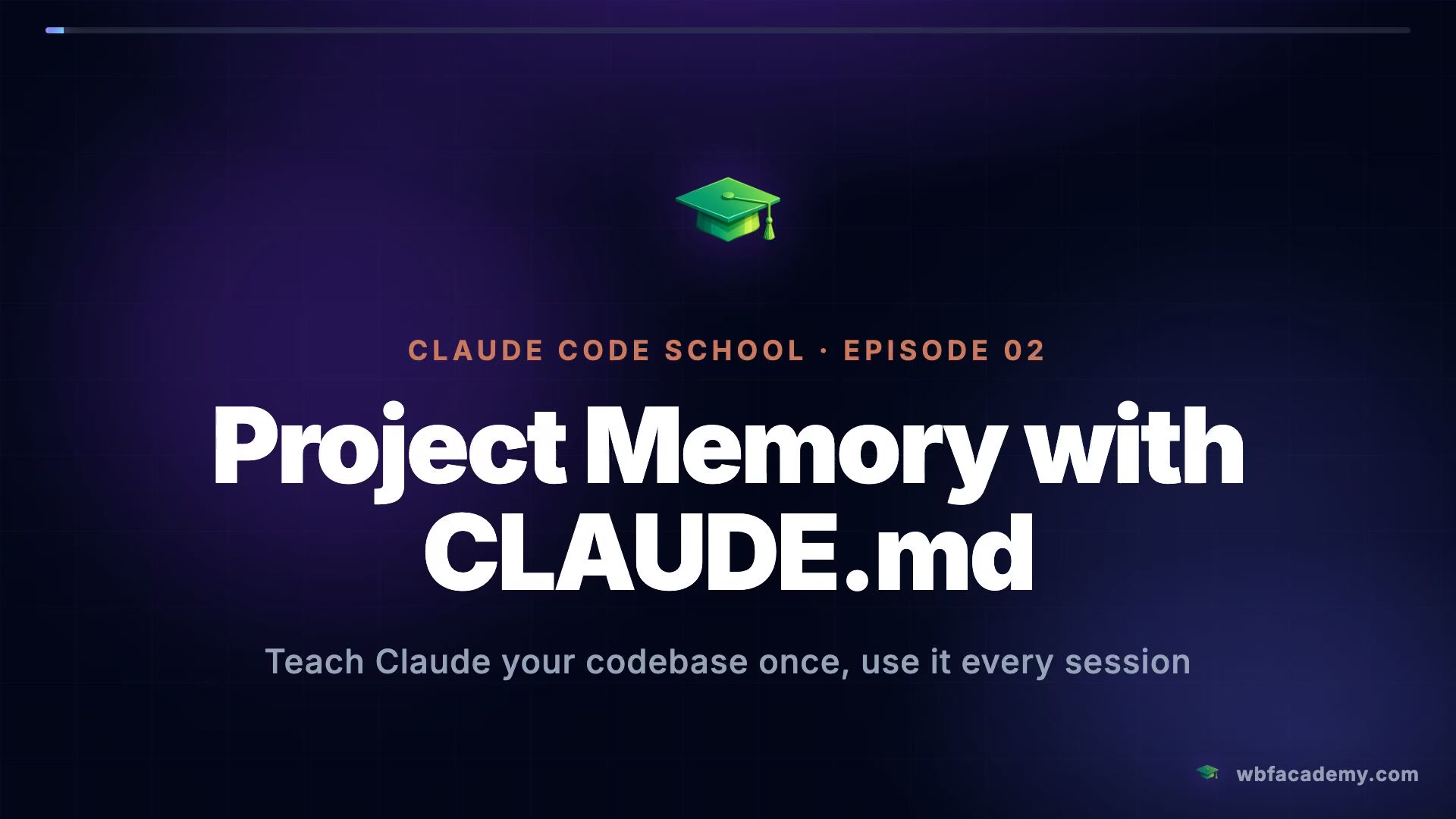 Project Memory with CLAUDE.md