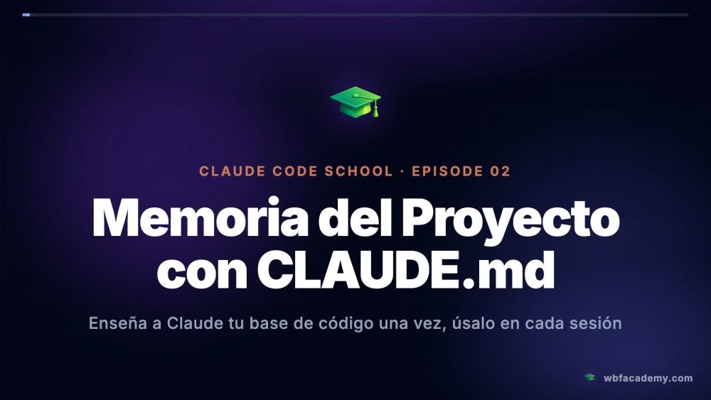 Memoria del Proyecto con CLAUDE.md