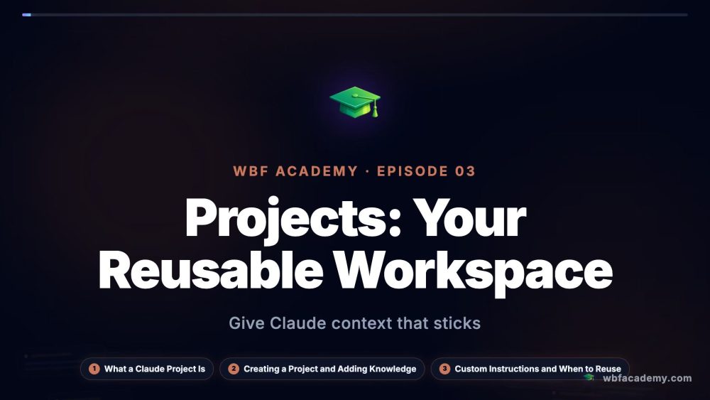 Projects: Your Reusable Workspace