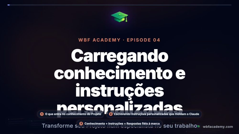 Carregando conhecimento e instruções personalizadas