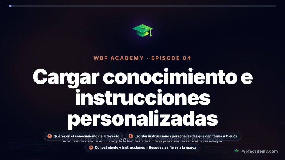 Cargar conocimiento e instrucciones personalizadas