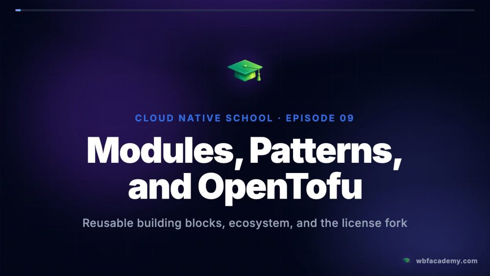Modules, Patterns, and OpenTofu